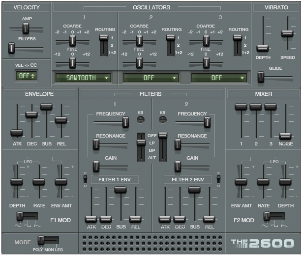 The 2600 Instrument Oscillator Page